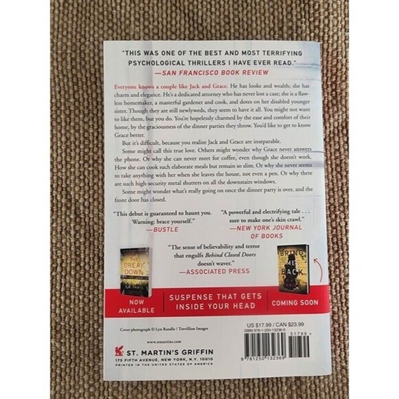 Behind Closed Doors by B.A. Paris~New - Picture 2 of 4